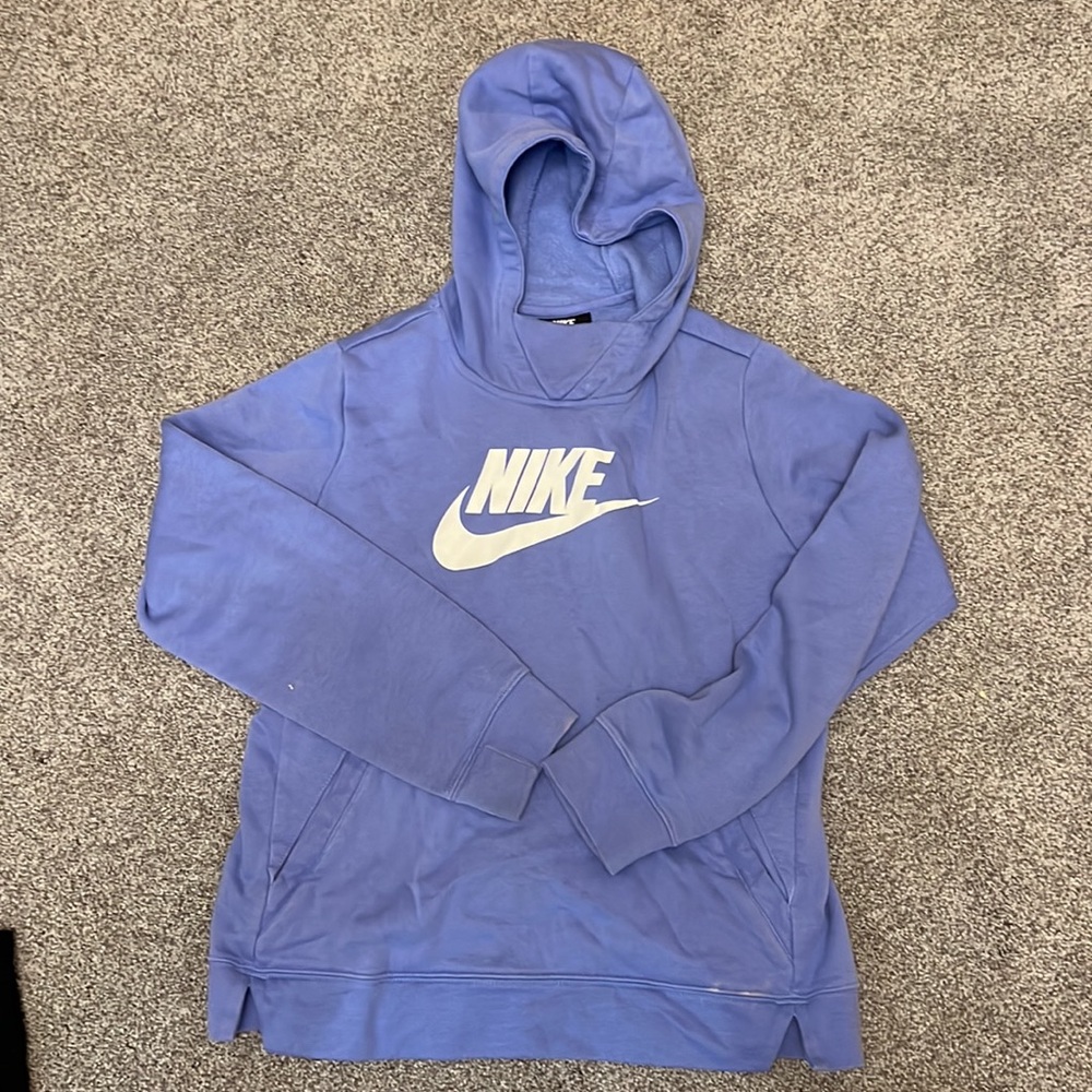 Nike periwinkle colored hoodie